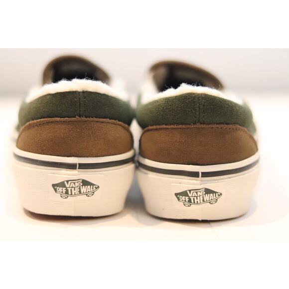 Vans Classic Slip-On Sherpa Kangaroo Brown Sz 6 - Picture 3 of 5